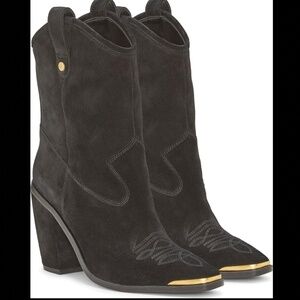 Vince Camuto® Abel Western Suede Bootie